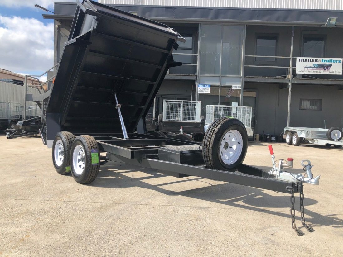 10×6 Heavy Duty Hydraulic Tipper Box Trailer, High Sides