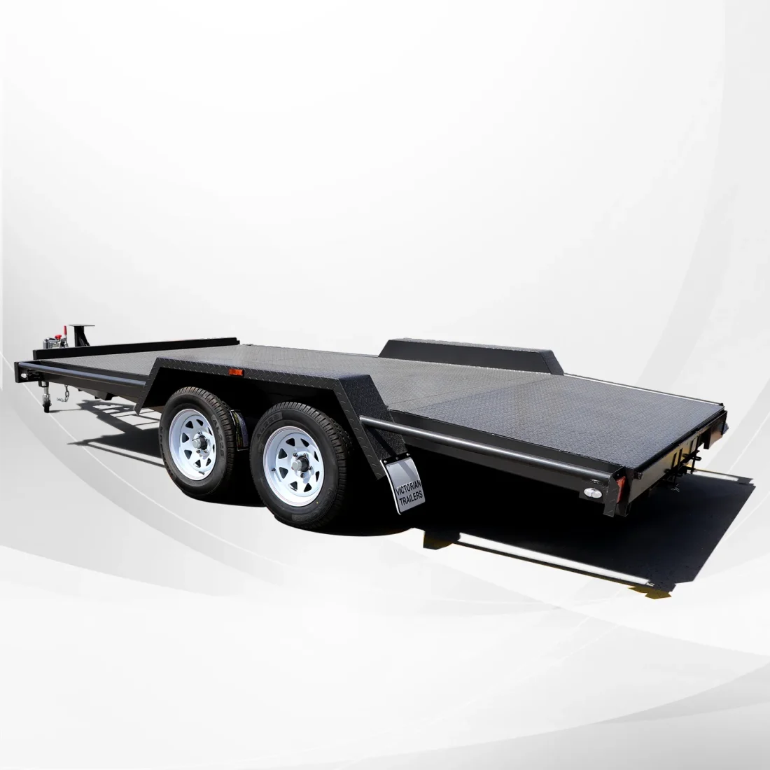 14×6'6" Beaver Tail Car Carrier Trailer