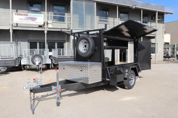 7×4 Heavy Duty One Piece Tradesman Trailer