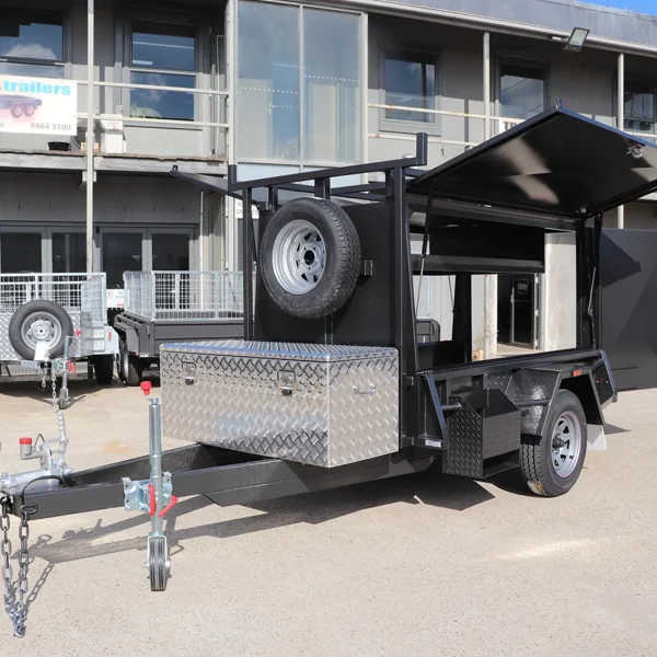 7×4 Heavy Duty One Piece Tradesman Trailer