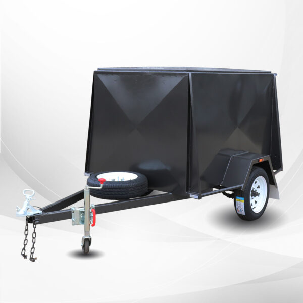 6×4 Fully Enclosed Van Trailer, 4ft High