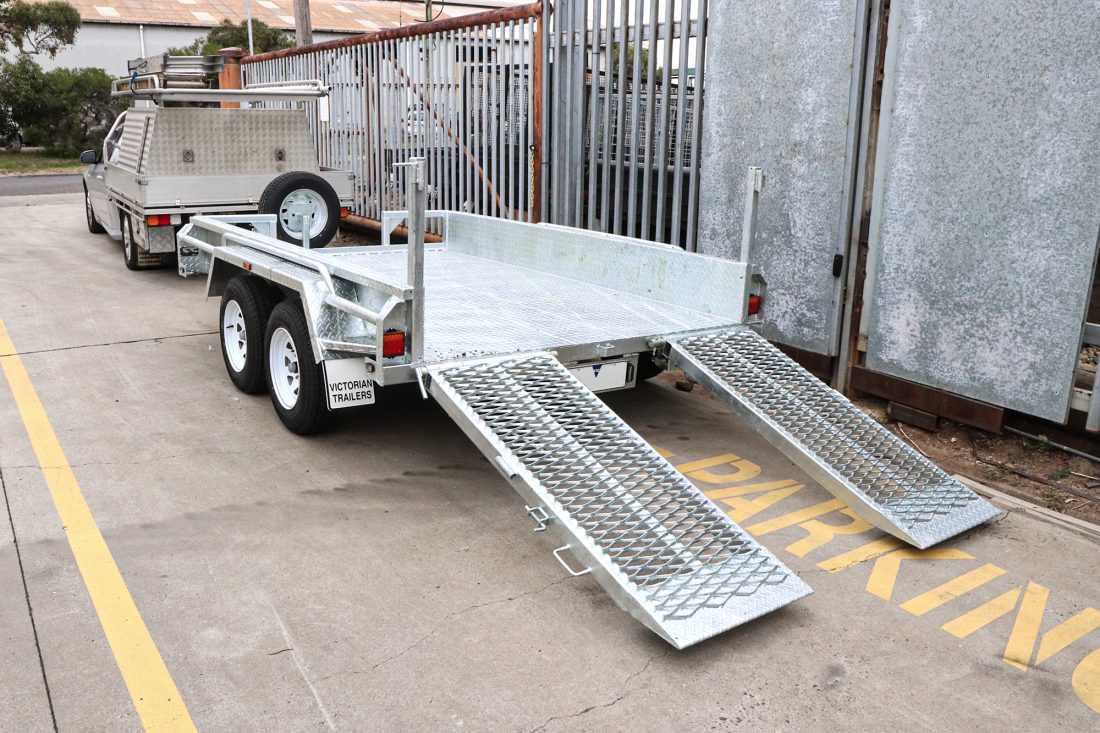 10×6 Australian Galvanised Tandem Plant Trailer