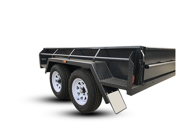8×5 Tandem Box Trailer, Heavy Duty, Full Checkerplate